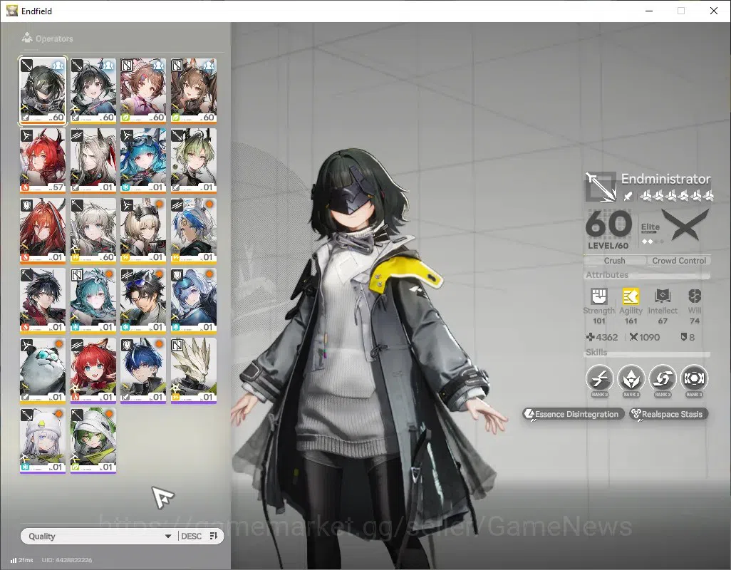Arknights: Endfield Accounts ASIA|Lv 44|1,5k Arsenal|7 SSR (2 Limited) + 6 (*6  image 2