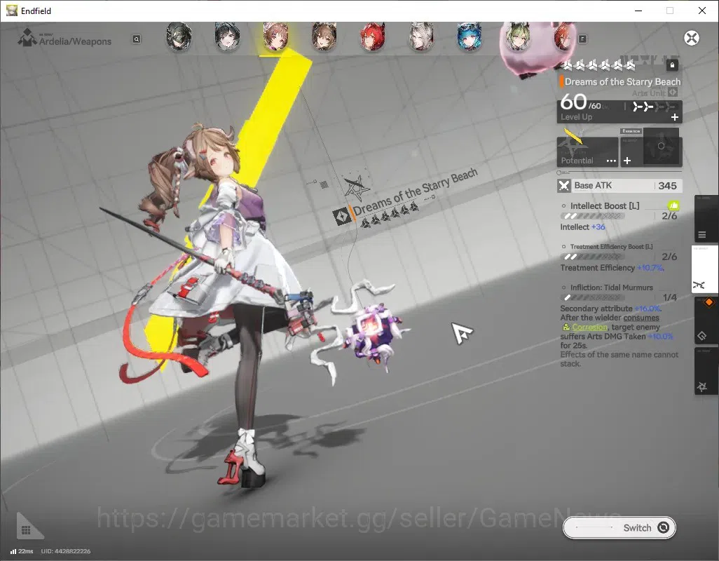 Arknights: Endfield Accounts ASIA|Lv 44|1,5k Arsenal|7 SSR (2 Limited) + 6 (*6  image 5