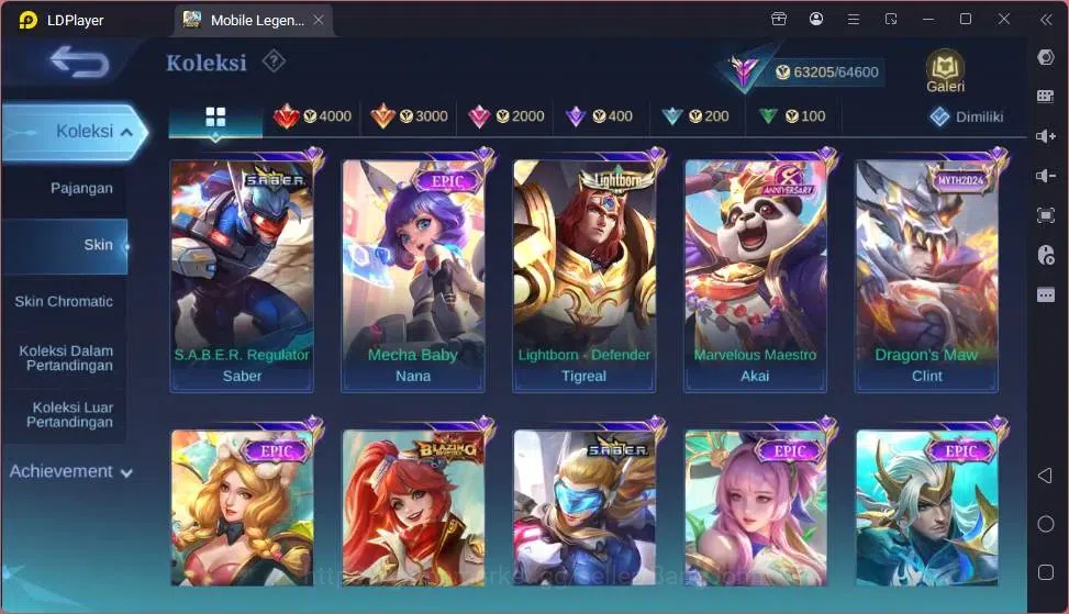 Mobile Legends: Bang Bang Accounts Global|Skin 218|Renowned|Collector Natalia|Prime C image 12