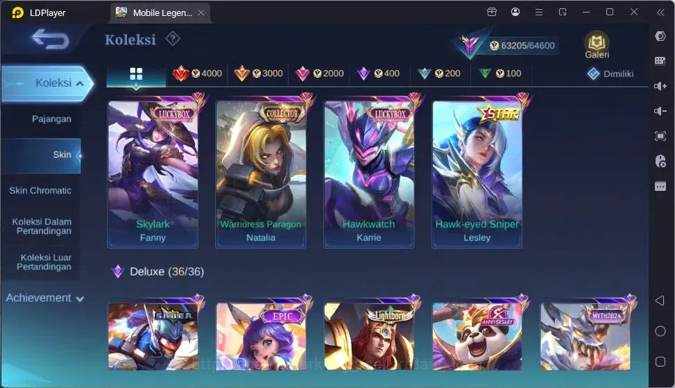 Mobile Legends: Bang Bang Accounts Global|Skin 218|Renowned|Collector Natalia|Prime C image 13