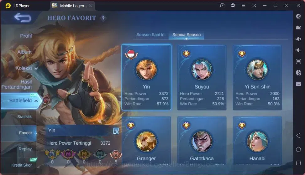 Mobile Legends: Bang Bang Accounts Global|Skin 218|Renowned|Collector Natalia|Prime C image 15