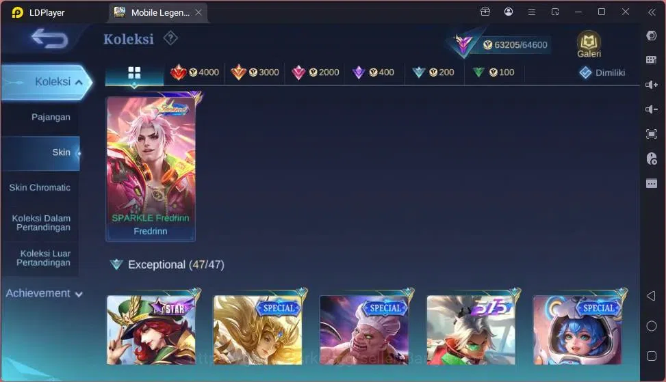 Mobile Legends: Bang Bang Accounts Global|Skin 218|Renowned|Collector Natalia|Prime C image 5