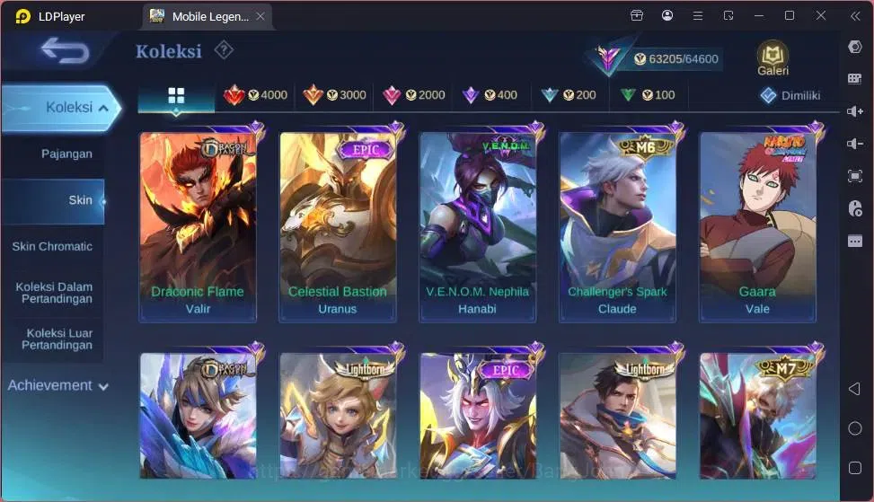 Mobile Legends: Bang Bang Accounts Global|Skin 218|Renowned|Collector Natalia|Prime C image 8