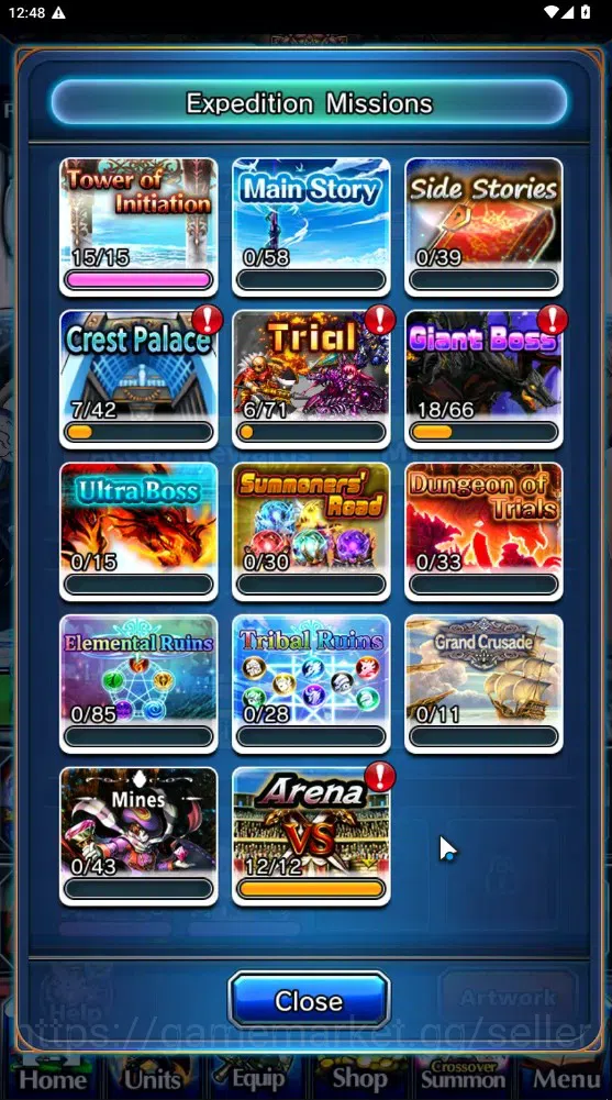 Grand Summoners Accounts Global|Rank 87|728 cc|11 Ascend 4 TW|(Shirou,Sayak image 6