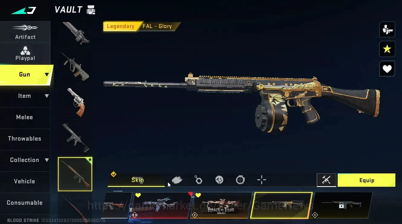 Blood Strike Accounts ASIA|4 ULTRA[NOVA-EDANCER,M700,P90,INP9]|Collab AO image 19