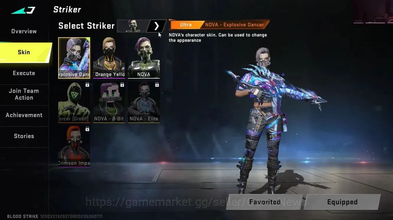 Blood Strike Accounts ASIA|4 ULTRA[NOVA-EDANCER,M700,P90,INP9]|Collab AO image 3