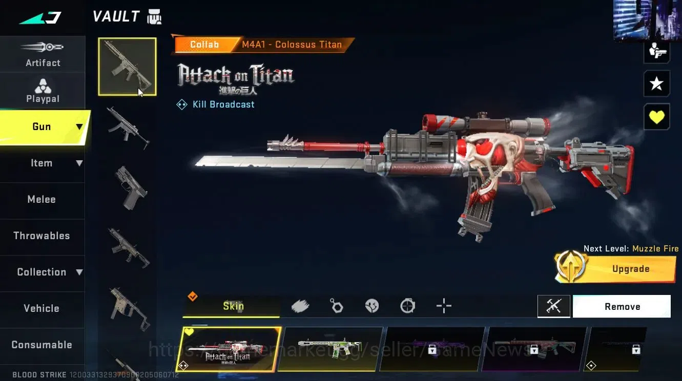 Blood Strike Accounts ASIA|4 ULTRA[NOVA-EDANCER,M700,P90,INP9]|Collab AO image 5