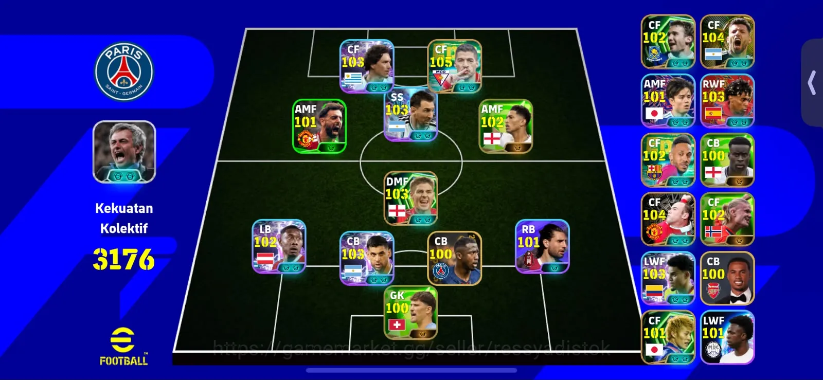 eFootball Accounts Legends & Iconic Players COLECTIVE 3176+ | CHEAPEST 1