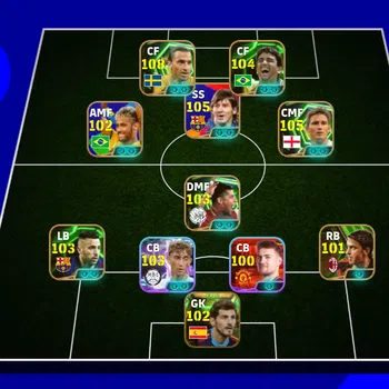 eFootball Accounts Legends & Iconic Players EFOOTBALL 2026 | Z IBRAHIMOVIC, MESII PACK, NEYMAR JR, LAMPARD, JORDI ALBA, PACK