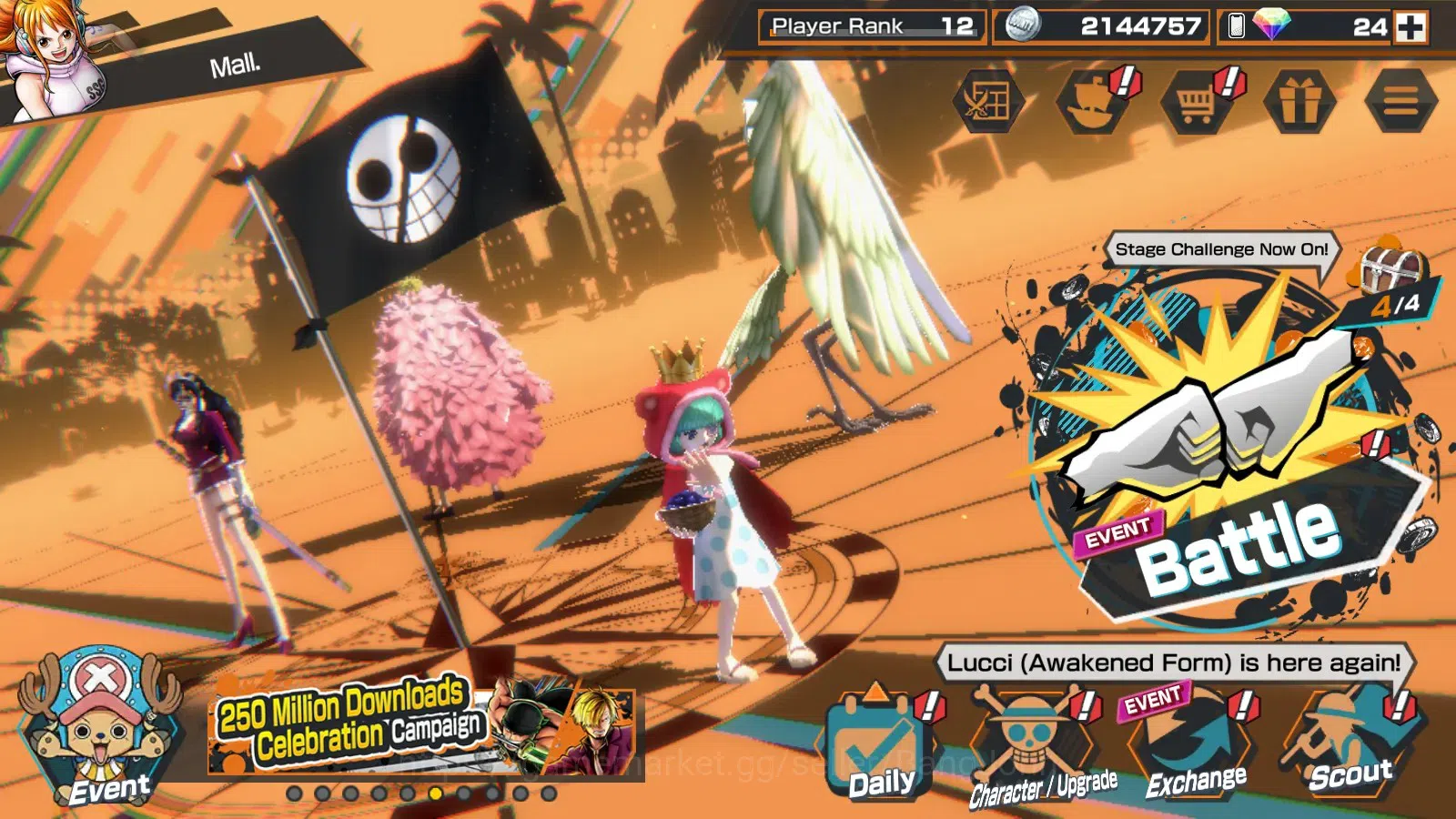 One Piece Bounty Rush Accounts Global | EX 4 |PR 12 |Zoro & Sanji Lv.Max, St.Jayg image 12