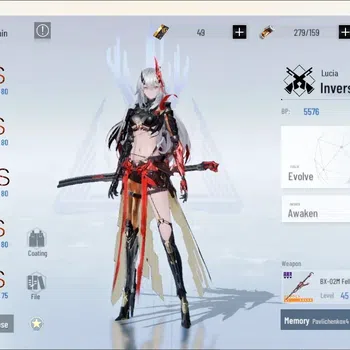 Punishing: Gray Raven Accounts Mid-Game ASIA | Lv.60 | 4 S Char [Lucia IC,Kamui A,Lucia CW.Lilith D]|3 Wpn(*6)| BlueC 2415
