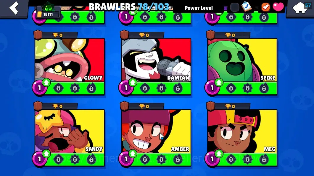 Brawl Stars Accounts 18111 Trophy|78 Brawlers 19 Max|UL Sirius|2 HyperC image 20