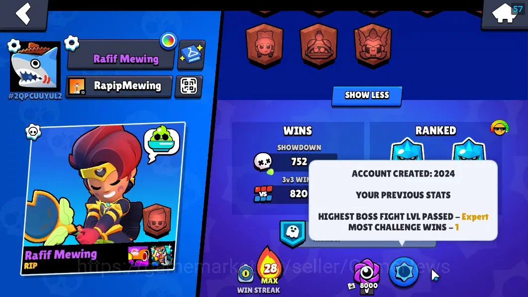 Brawl Stars Accounts 18111 Trophy|78 Brawlers 19 Max|UL Sirius|2 HyperC image 3
