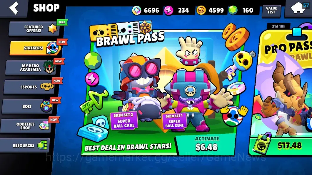Brawl Stars Accounts 18111 Trophy|78 Brawlers 19 Max|UL Sirius|2 HyperC image 6