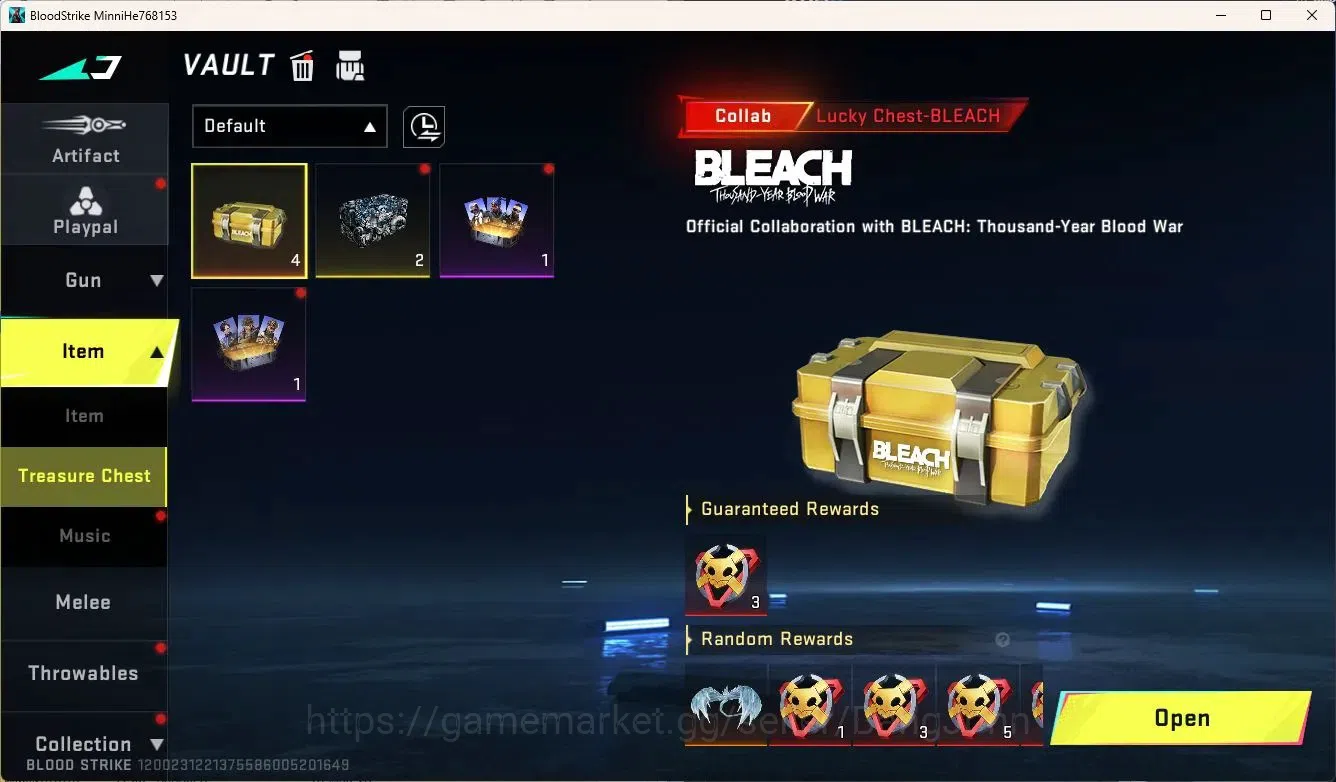 Blood Strike Accounts ASIA | BLEACH Byakuya Striker | 1 Ultra Gun | 2 Le image 8