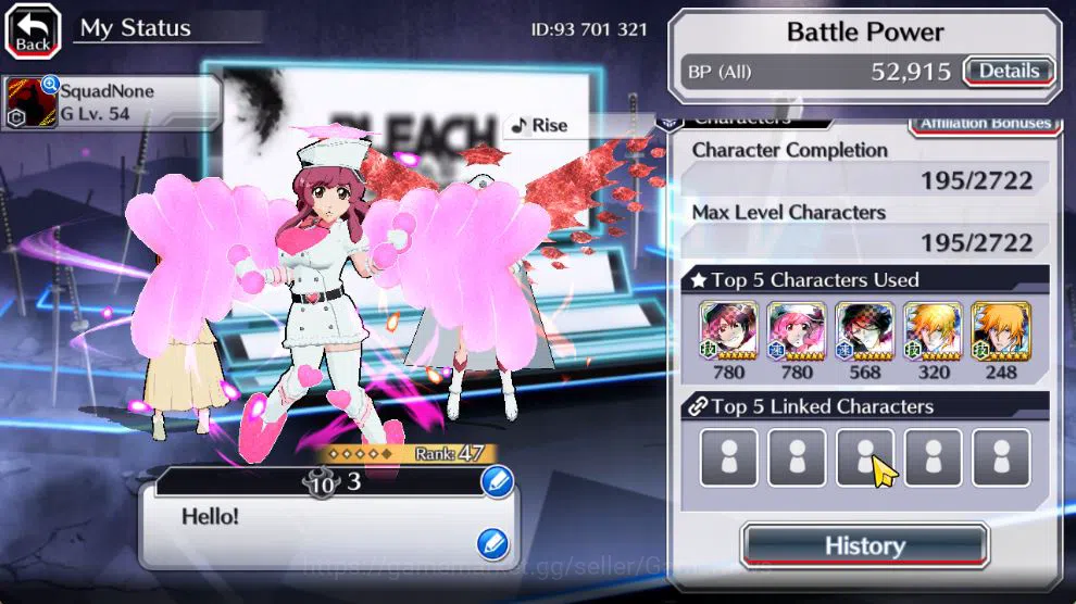 Bleach: Brave Souls Accounts Starter [GLOBAL]6K Orbs+Fresh All 3