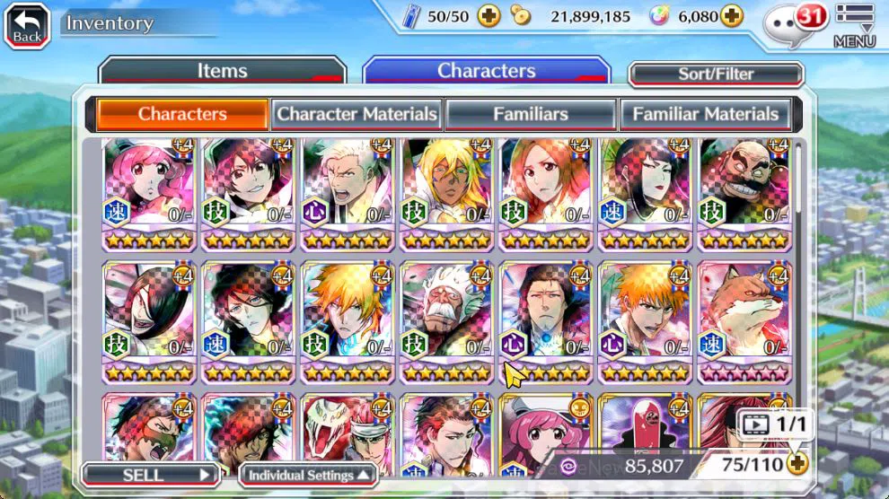 Bleach: Brave Souls Accounts Starter [GLOBAL]6K Orbs+Fresh All 8