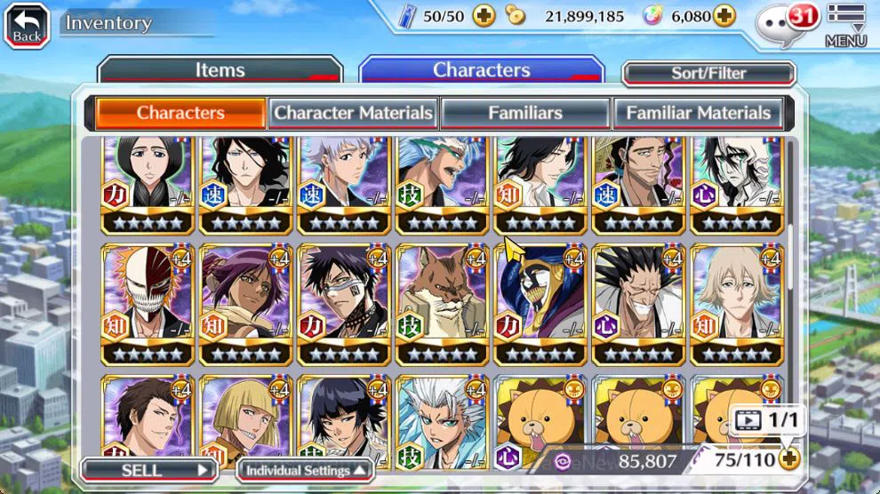 Bleach: Brave Souls Accounts Starter [GLOBAL]6K Orbs+Fresh All 9