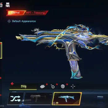 Blood Strike Accounts Collab Skin Asia|Eternal MP7 Tidesong|Collab AOT M4A1 Battle of Faith|6 Ultra Glock Money,FAL