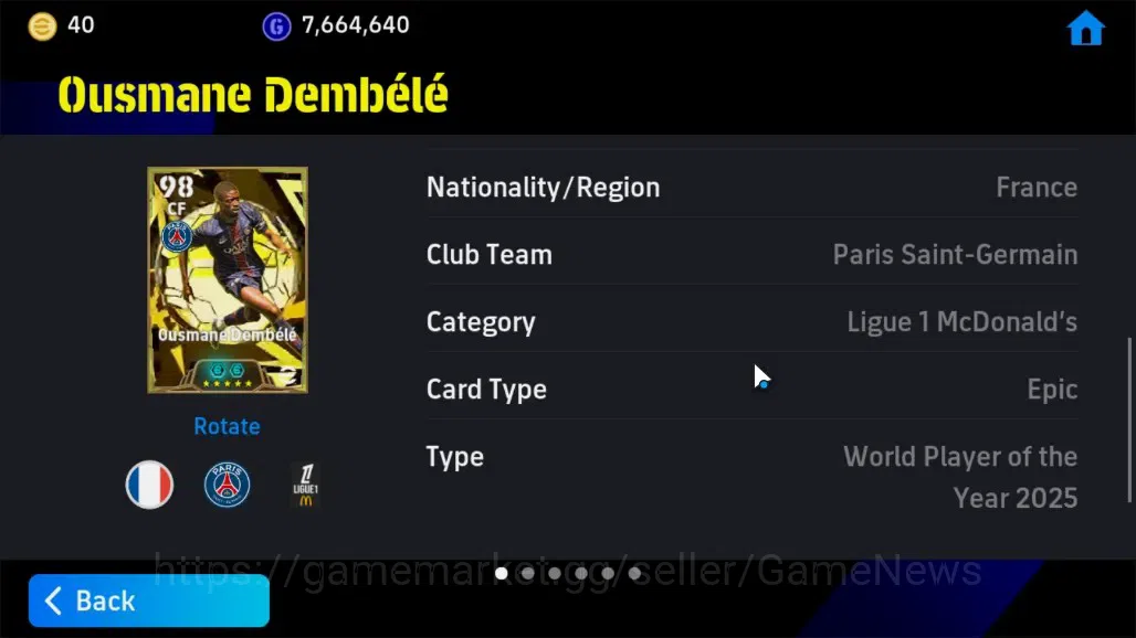 eFootball Accounts Android|BigTime L.Messi,Epic W.Rooney,Raul,Marco V image 19