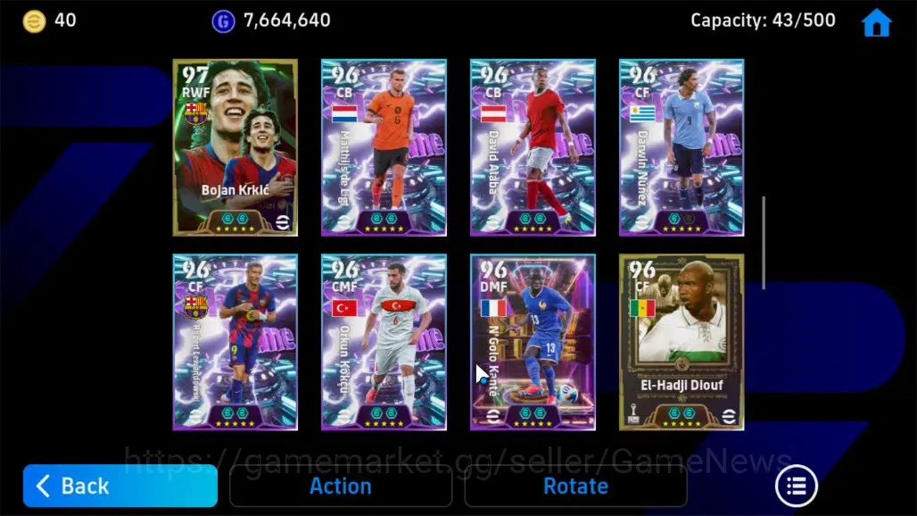 eFootball Accounts Android|BigTime L.Messi,Epic W.Rooney,Raul,Marco V image 6