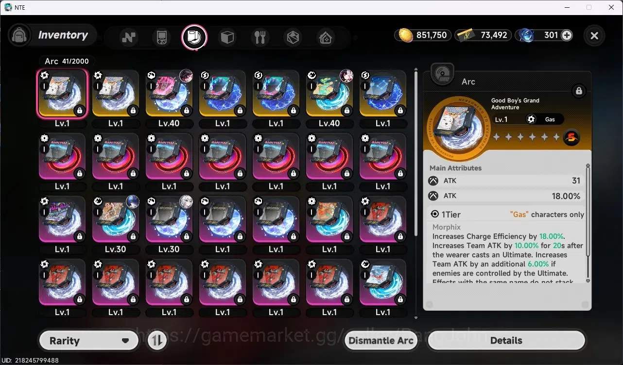 Neverness to Everness Accounts SEA| Hunter Lv 20 | 4 S-Class (Lacrimosa+Sign,Hoto image 10