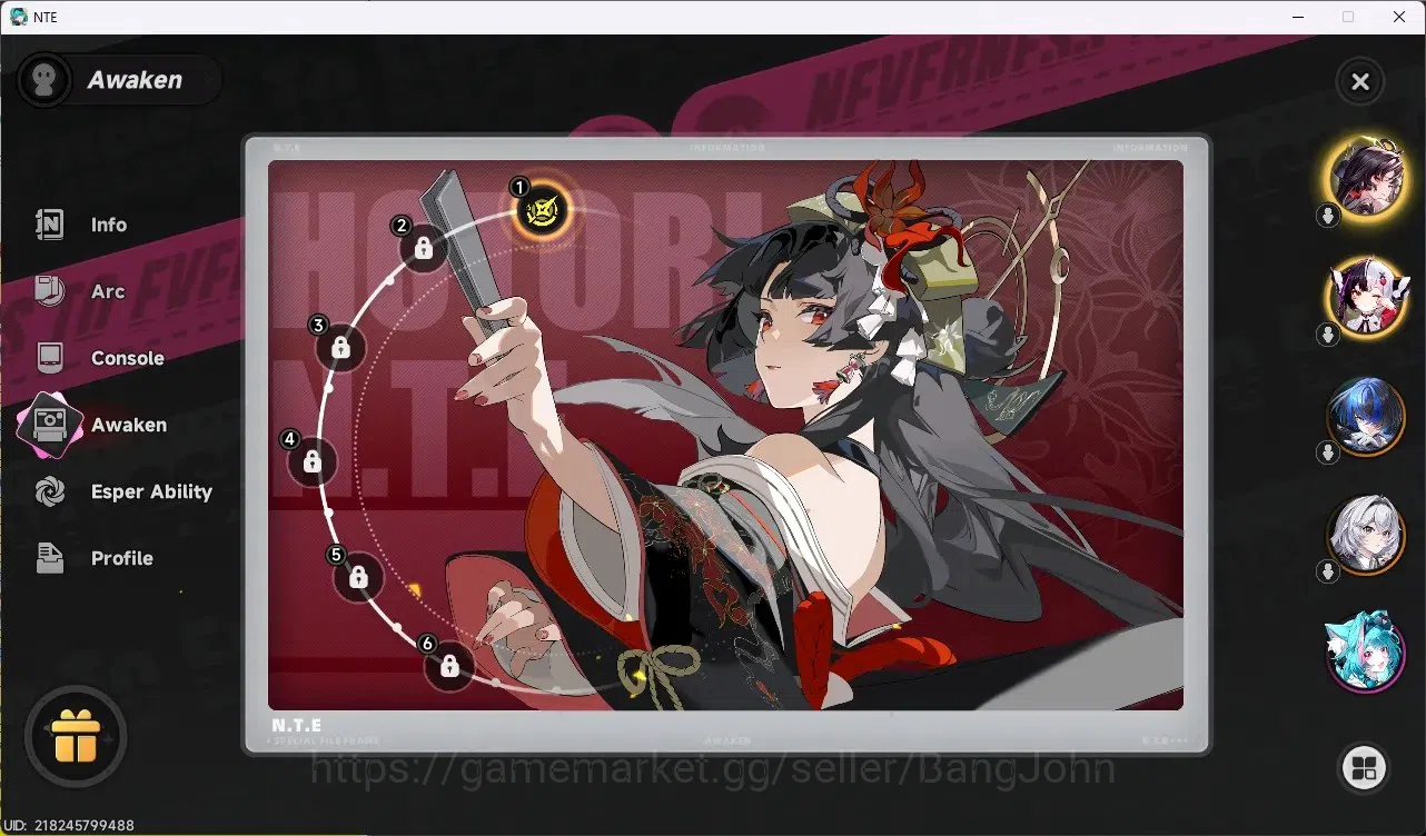 Neverness to Everness Accounts SEA| Hunter Lv 20 | 4 S-Class (Lacrimosa+Sign,Hoto image 3