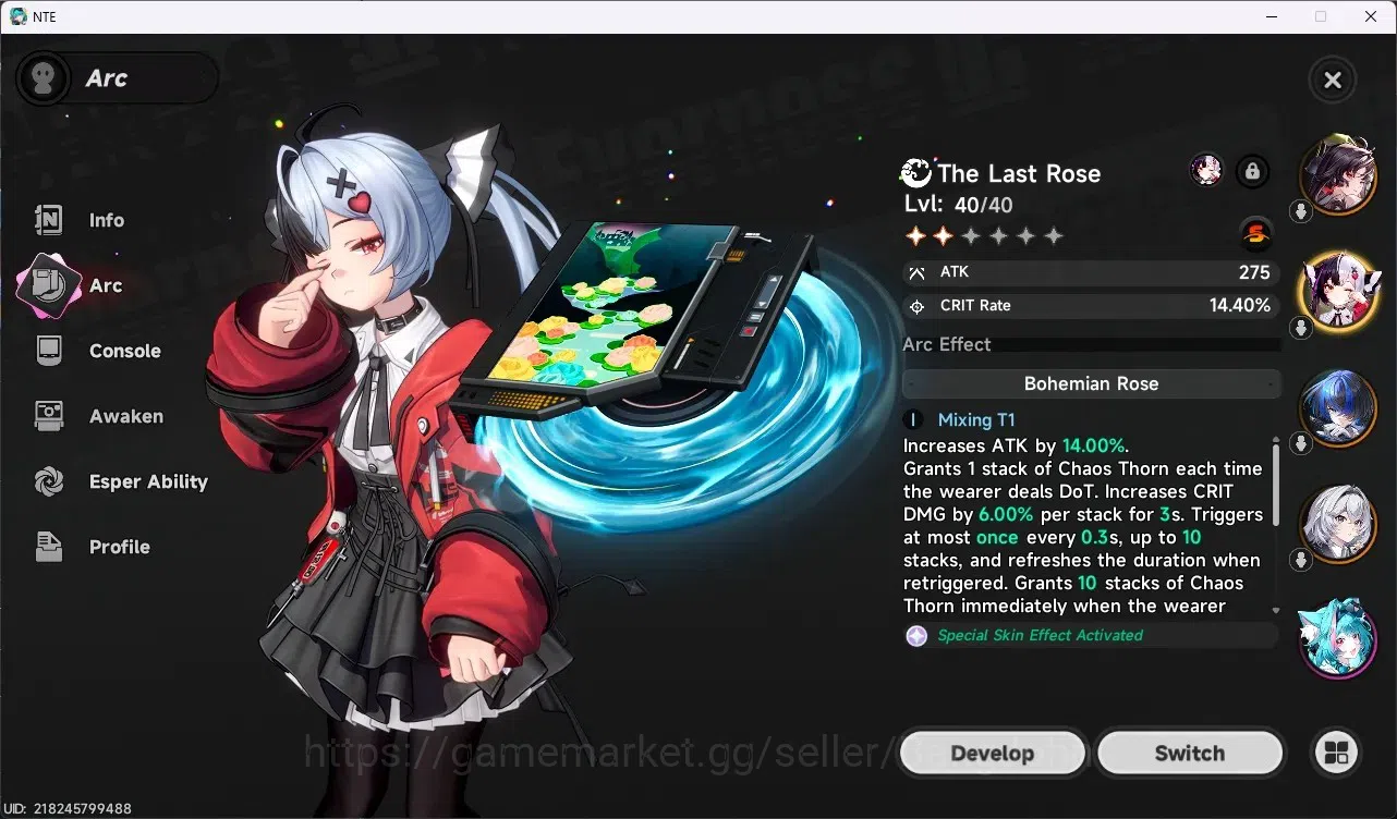 Neverness to Everness Accounts SEA| Hunter Lv 20 | 4 S-Class (Lacrimosa+Sign,Hoto image 4