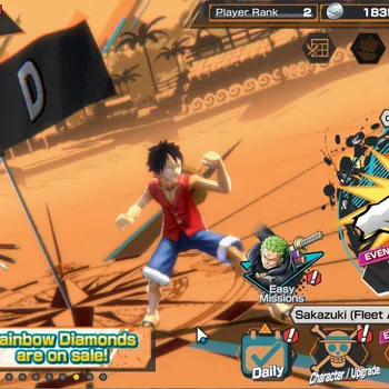 One Piece Bounty Rush Accounts Others Global|Starter|Ready Gacha 5000 Rainbow Diamonds|*6 (30 Million Berry Bounty Monkey D