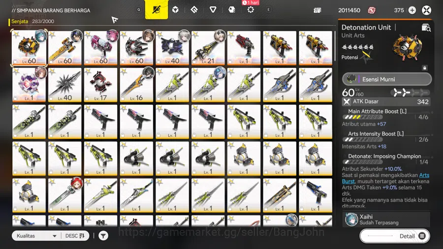 Arknights: Endfield Accounts ASIA | Level 50 | 3 Limit+2 Sign | Yvonne Sign, Gi image 5