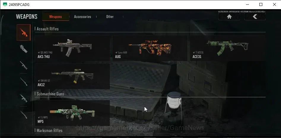 Arena Breakout Accounts Mid-Tier MOBILE|Lvl 30|SV 14,6M|FJ MP5|QS AKS-74U,GM AK-12,QS DP-12|CN On|1 Set Char 5