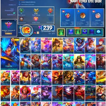 Mobile Legends: Bang Bang Collector #3583 239 Skins | Collector Natalia | Many Limited image 1