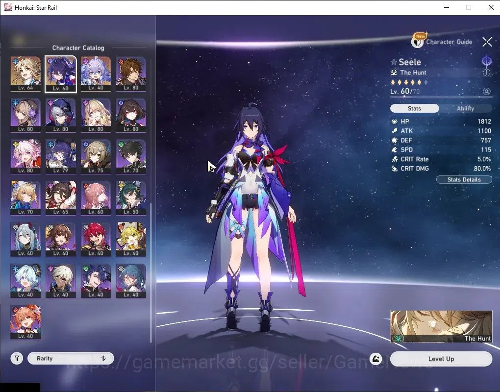 Honkai Star Rail Accounts Asia|TL 70|23 Limited|[Castorice E2,Huohuo E1,SW 9 image 6