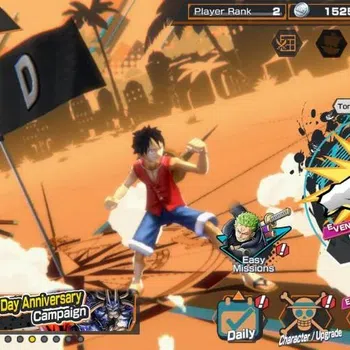 One Piece Bounty Rush Accounts High-End Global | EX 4 | PR 2 |Monkey D. Luffy, St. Ethanbaron, Gol D. Roger, Zoro & Sanji