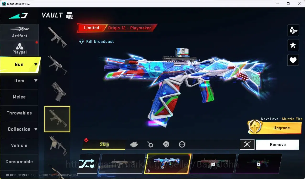 Blood Strike Accounts ASIA | 1 LIMITED: Origin-12|2 ULTRA: URB,UMP45|1 E image 3