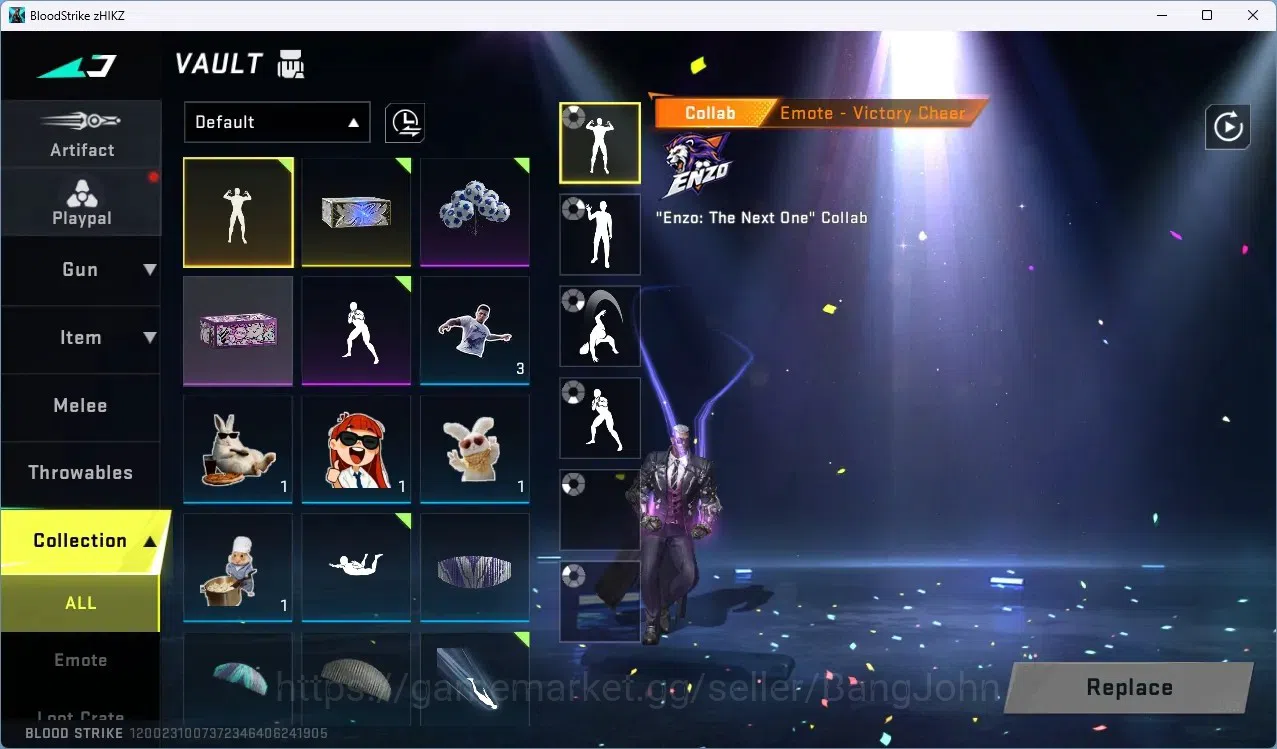 Blood Strike Accounts ASIA | 1 LIMITED: Origin-12|2 ULTRA: URB,UMP45|1 E image 7