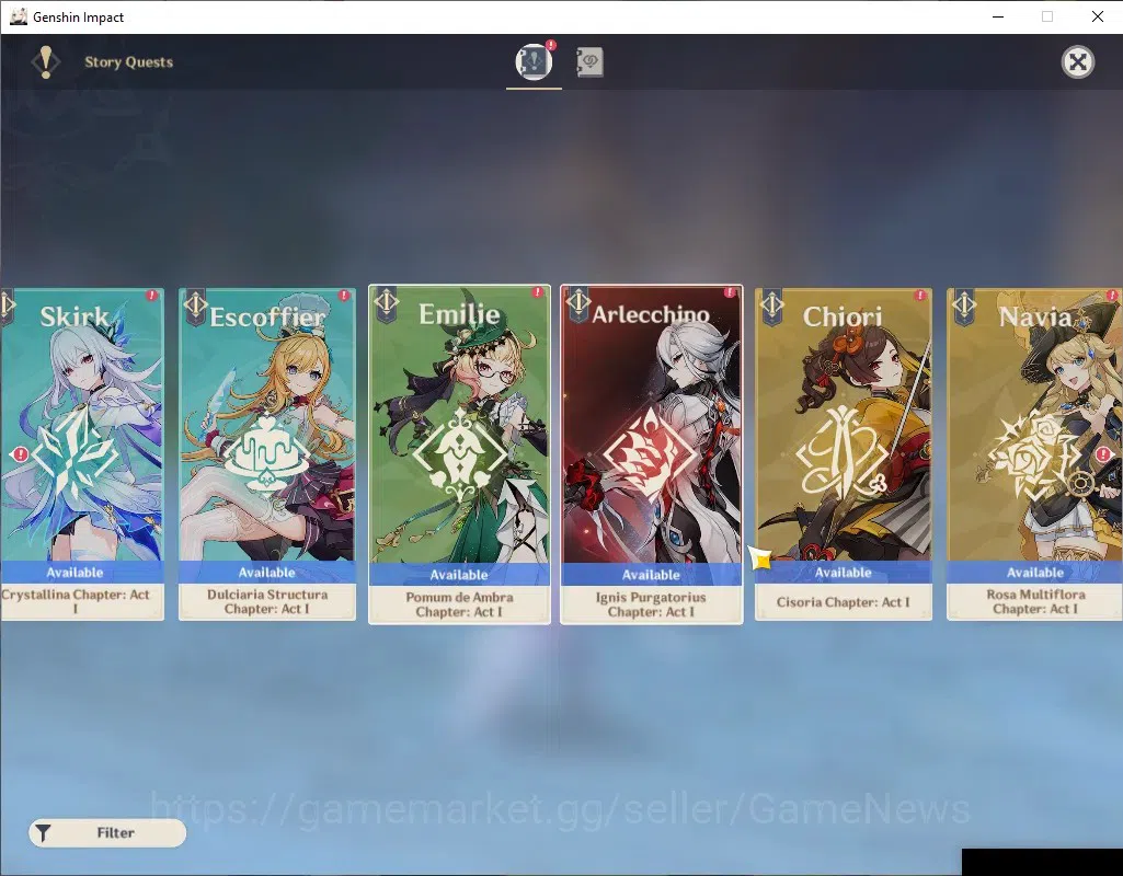 Genshin Impact Accounts ASIA|AR50|PreTeam Frezee [Skirk,Esoffier,Sigwinne] image 18