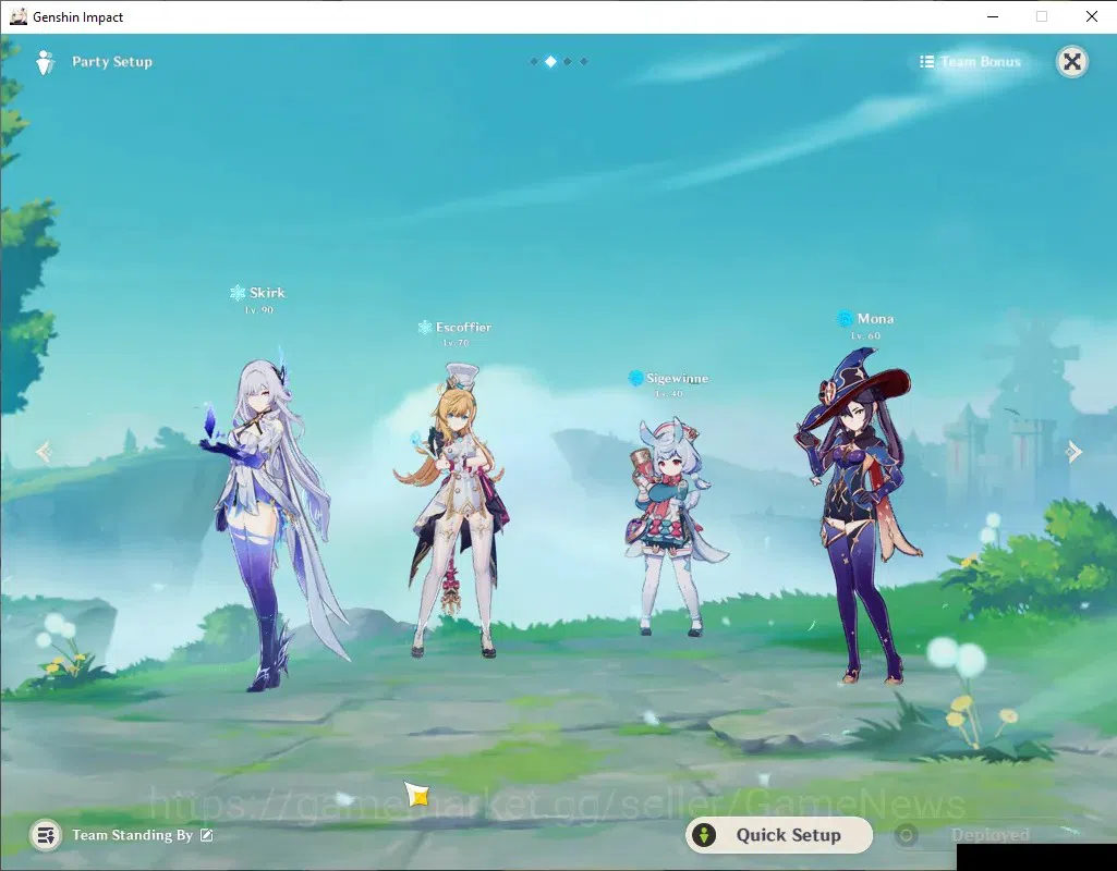 Genshin Impact Accounts ASIA|AR50|PreTeam Frezee [Skirk,Esoffier,Sigwinne] image 3