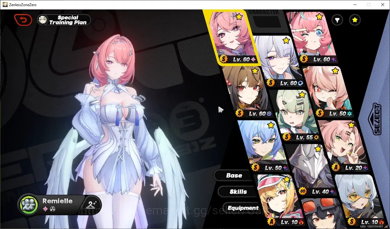 Zenless Zone Zero Accounts Starter Asia|IK 53|2 Team Premium YSG & Remielle|8 Limited| (Remielle,YSG,Lucia,Pyrois M2)+Sign 1