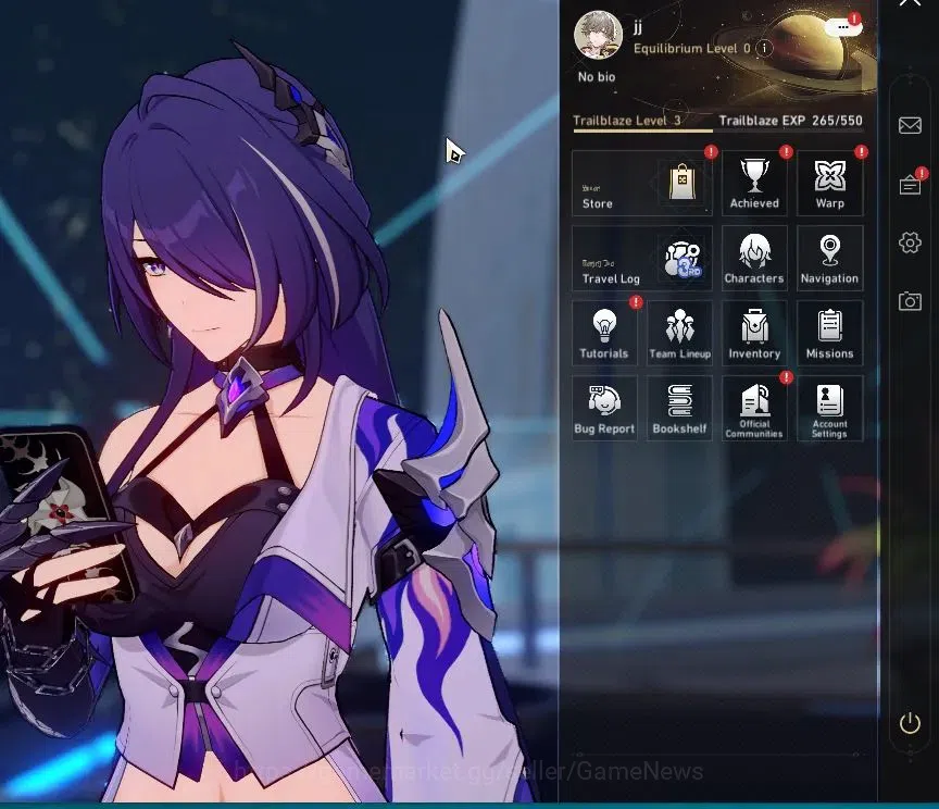 Honkai Star Rail Accounts America|TL 3|1,6K SJ|1 Golden Companion|1 Limited| image 1