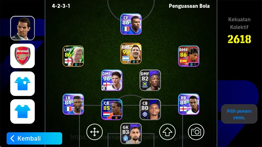 eFootball Accounts Others Mobile|PW 2618|New Lionel Messi Big T,Lionel Messi Show T,Paul Scholes Epic|2026|Check SS EFB2807B 1