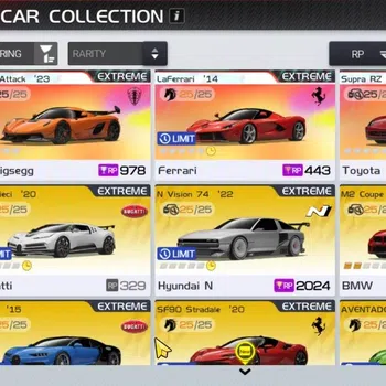 Racing Master Accounts SEA|Lvl 12|2 Prime Legend Car(Jesko Attack & Supra RZ) + 51 Etc Cars|129K Gold + 268 Diamond|Log