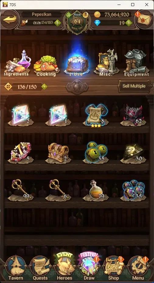 The Seven Deadly Sins: Grand Cross Accounts Global|2,5M CC|88 LS|3 LR Selector|2 LR+10 UR+Coll image 16