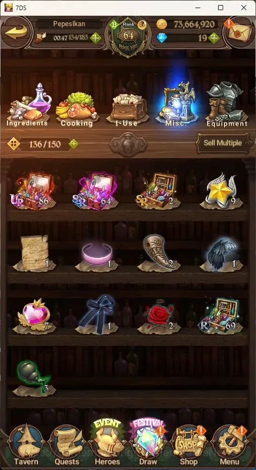 The Seven Deadly Sins: Grand Cross Accounts Global|2,5M CC|88 LS|3 LR Selector|2 LR+10 UR+Coll image 19