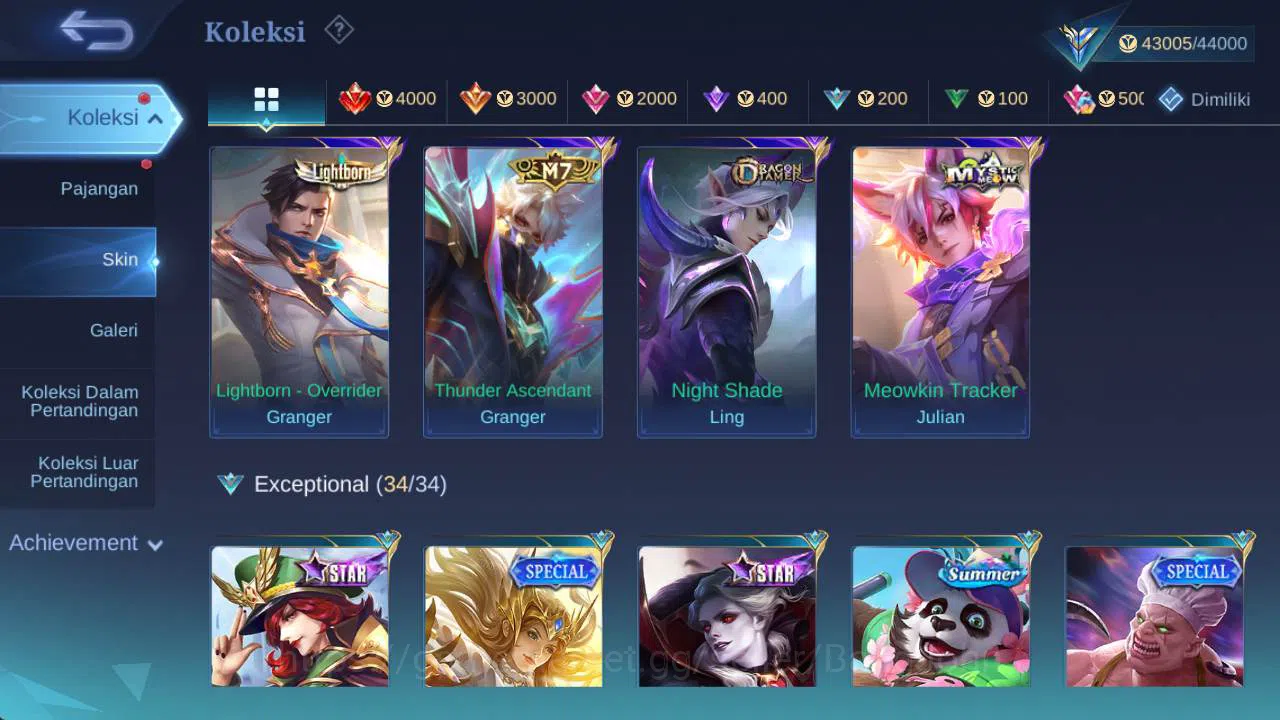 Mobile Legends: Bang Bang Accounts Global| exprt| skin 195,hero 132, Prime GR,Saiya b image 12