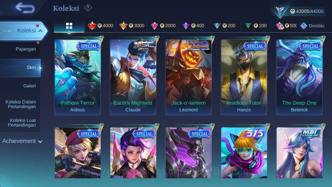 Mobile Legends: Bang Bang Accounts Global| exprt| skin 195,hero 132, Prime GR,Saiya b image 9