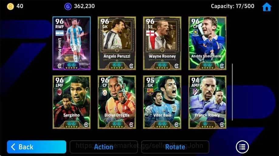 eFootball Accounts Legends & Iconic Players Mobile|PW 3155|Frank Rijkaard BigT,David Beckham BigT,Marco Van Baten 4