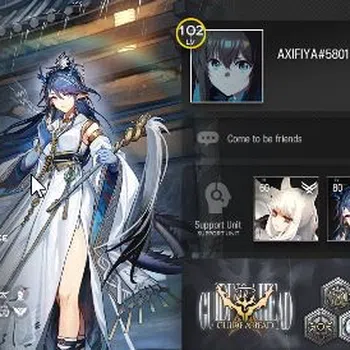 Arknights Accounts High-End Lv 102|230 OP+46 Skin|19K Oru|7 Limited+37 (6*OP)| Ela, Nian, Chongyue, Ling, NTRK, STU, GTI
