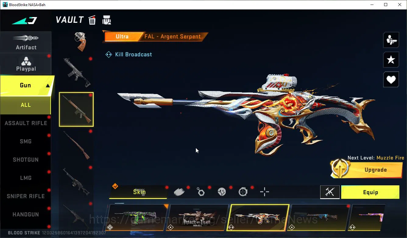 Blood Strike Accounts ASIA|19 ULTRA[Ethan-Space,M4A1,FAL-Argent,M1887-Qu image 16