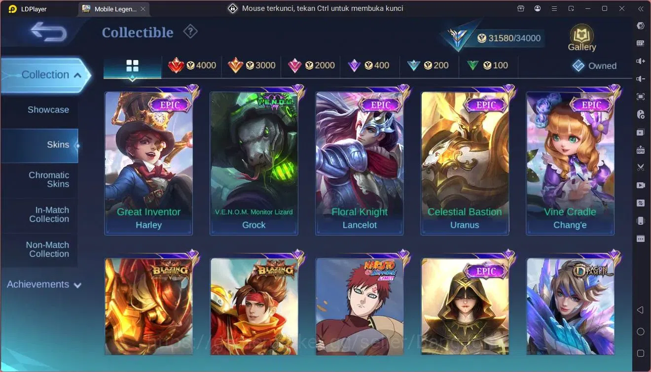 Mobile Legends: Bang Bang Accounts Global|Hero 81|Skin 136|Expert|sandrio Floryn|CC N image 12